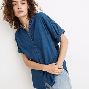Women's Blue Denim Shirt